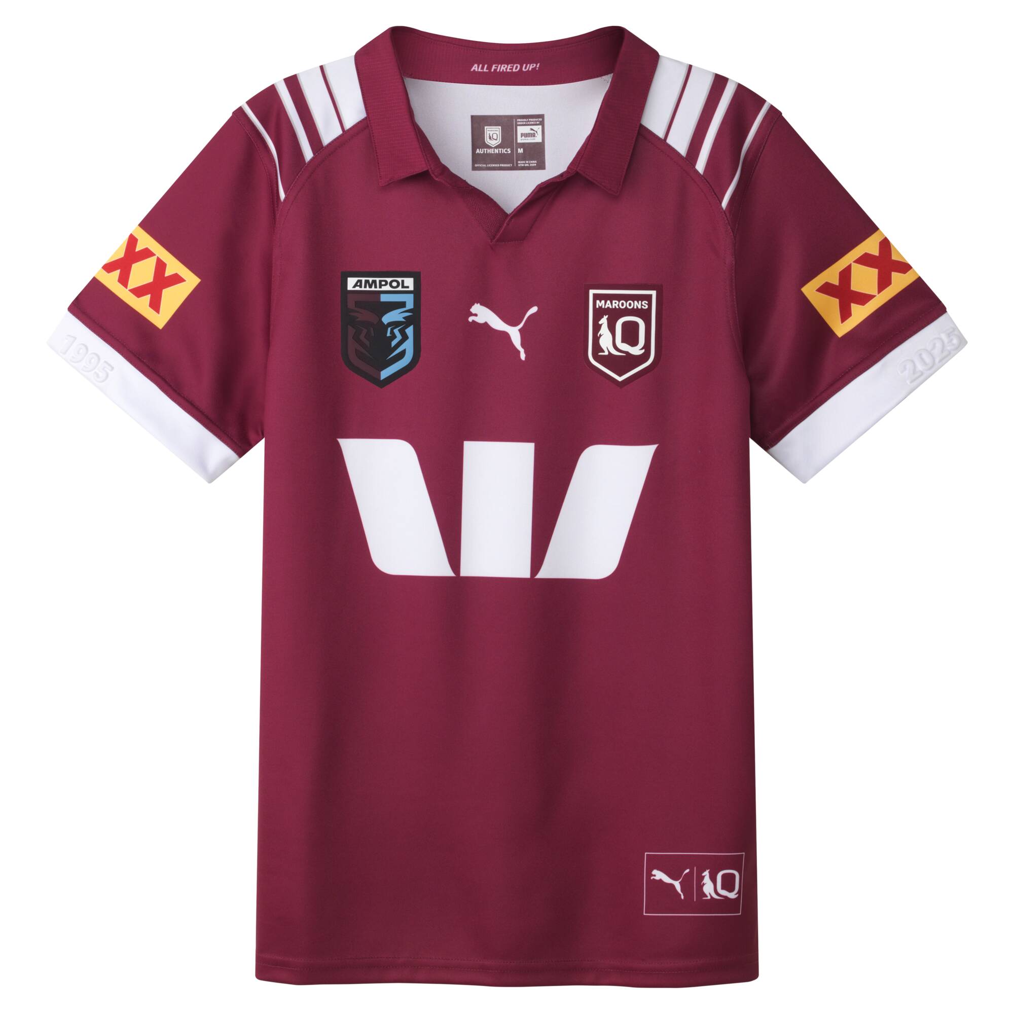 QLD Maroons State of Origin 2025 Home Jersey