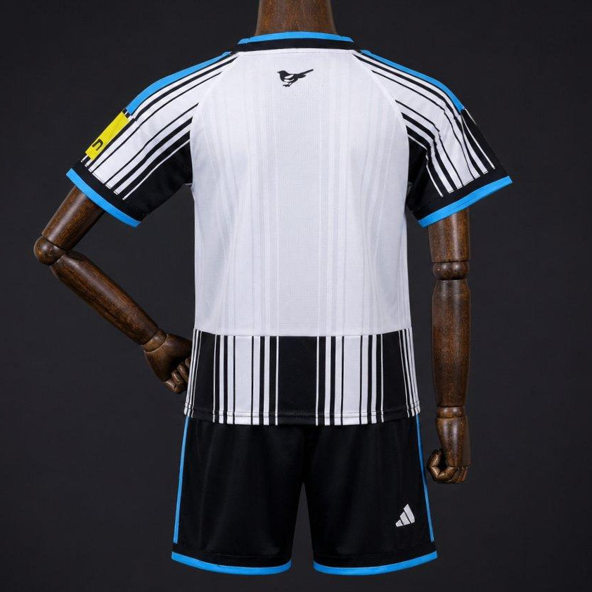 2026/27 Kids Newcastle United Home Jersey & Shorts Set Front View