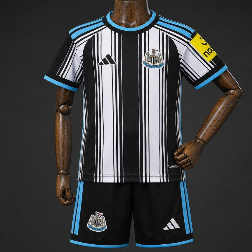 2026/27 Kids Newcastle United Home Jersey & Shorts Set Front View