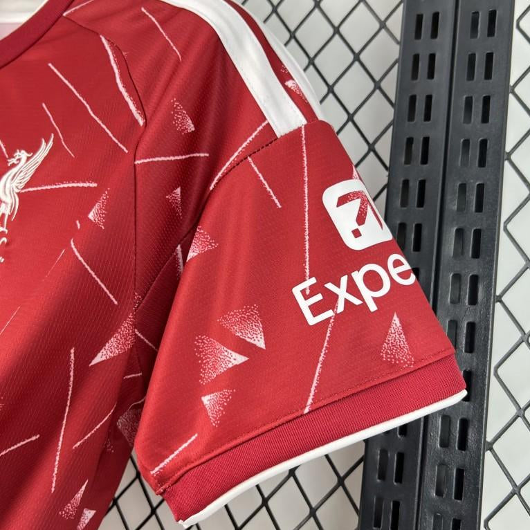 2026/27 Liverpool Home Jersey Front View Sleeve