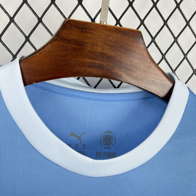 2026/27 Manchester City Home Jersey Front View Collar