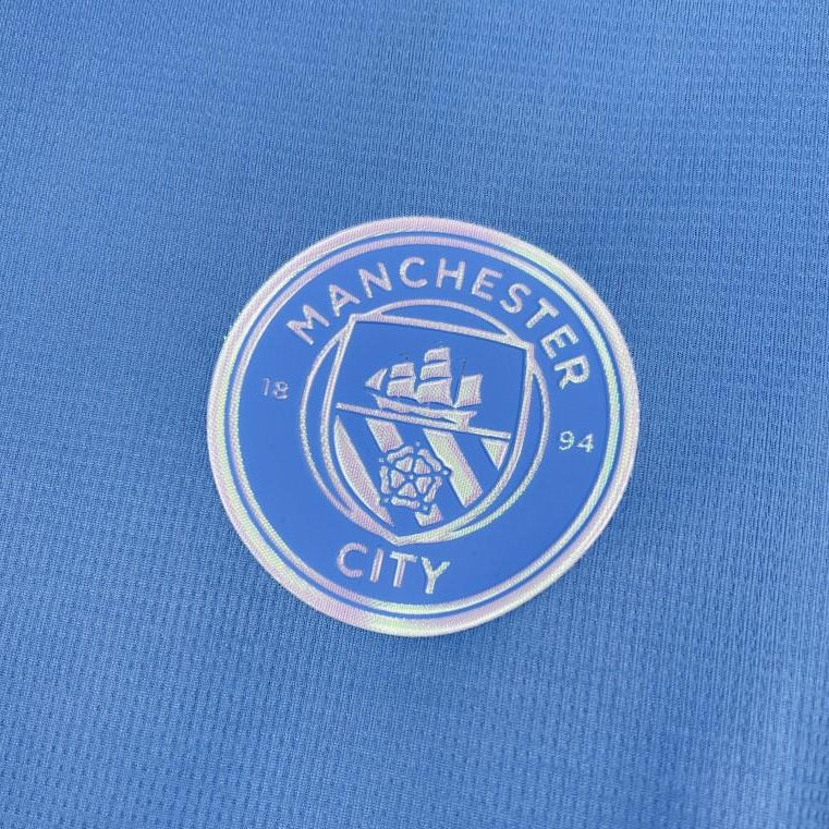 2026/27 Manchester City Home Jersey Front View Logo