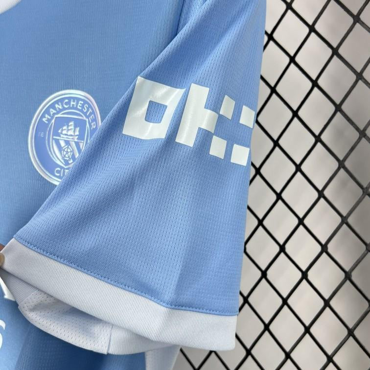 2026/27 Manchester City Home Jersey Front View Sleeve 