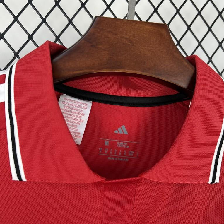 2026/27 Manchester United Home Jersey Front View Collar