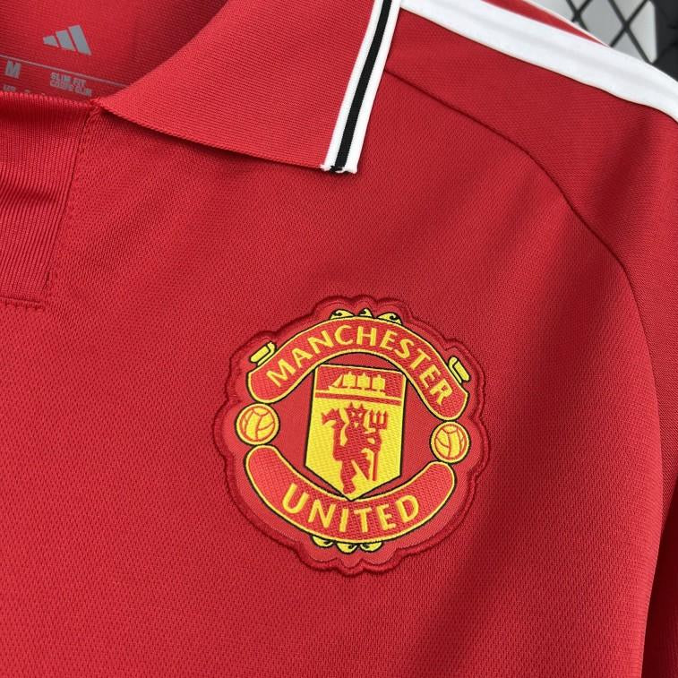 2026/27 Manchester United Home Jersey Front View Logo