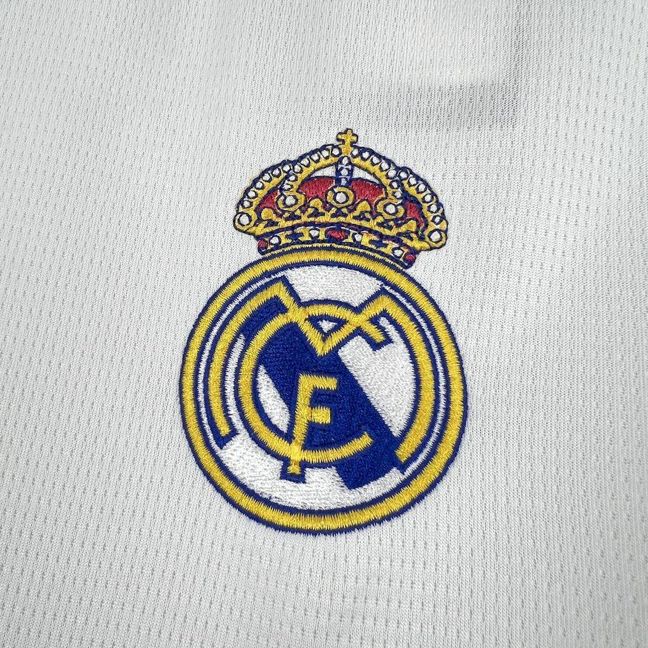 2026/27 Mens Real Madrid Home Jersey Front View Logo