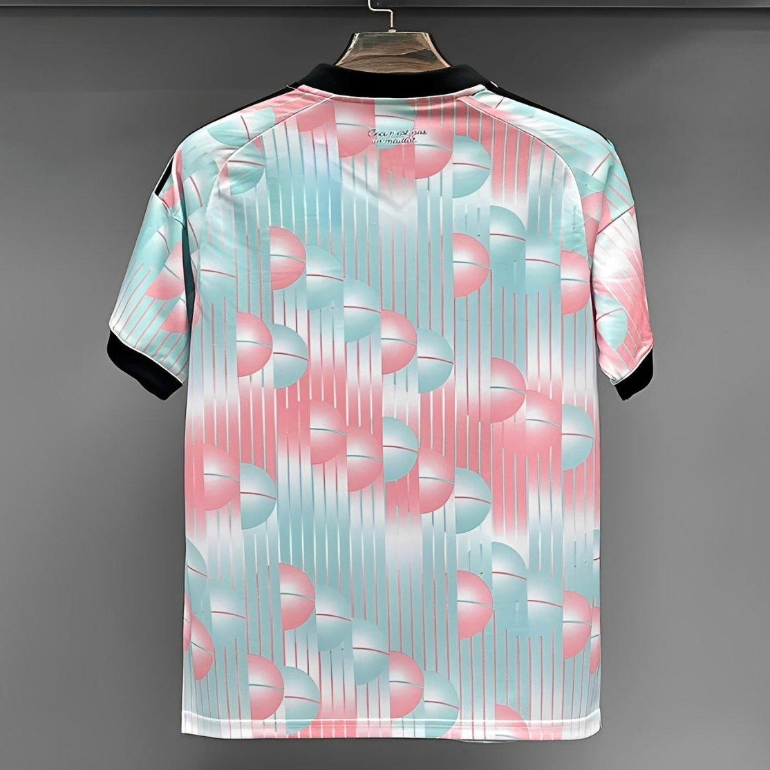 2026 Belgium Away Jersey Pastel Football Shirt Back View
