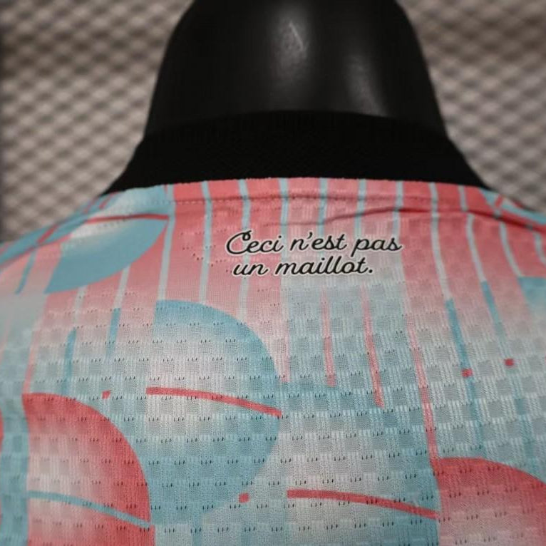 2026 Belgium Away Jersey Pastel Football Shirt Details View
