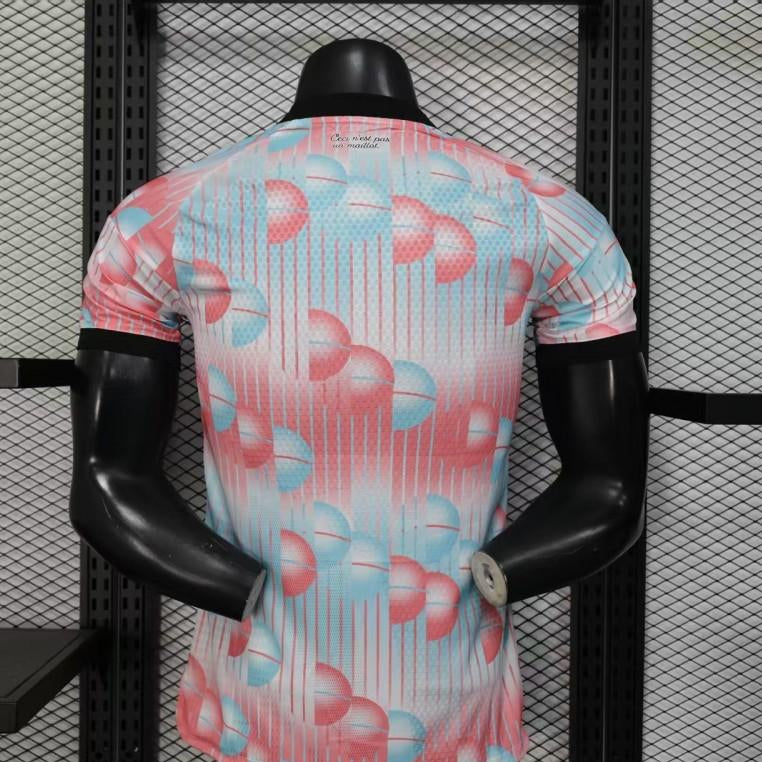 2026 Belgium Away Jersey Pastel Football Shirt Back  View
