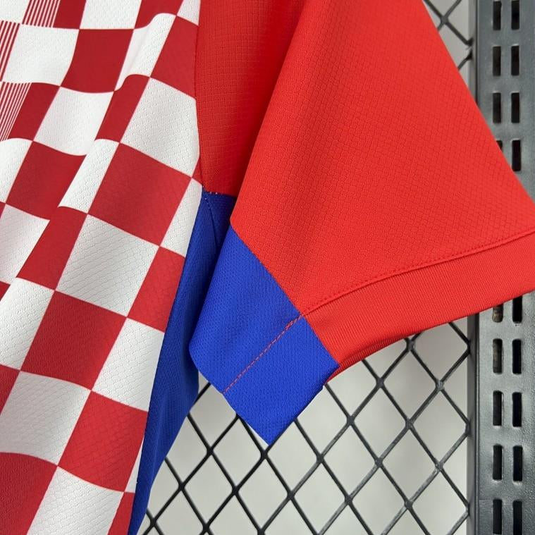 2026 Croatia World Cup Home Jersey Front View Sleeve
