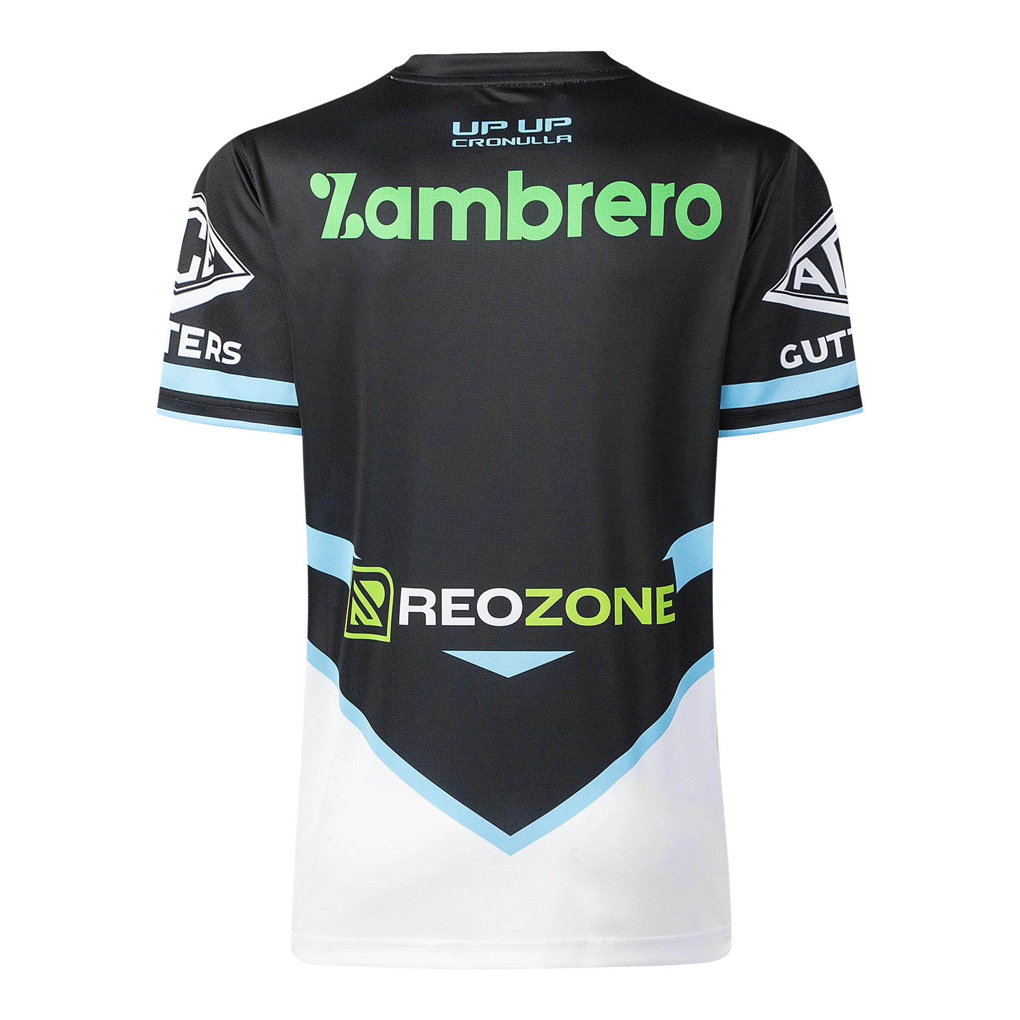2026 Cronulla Sharks NRL home jersey back view
