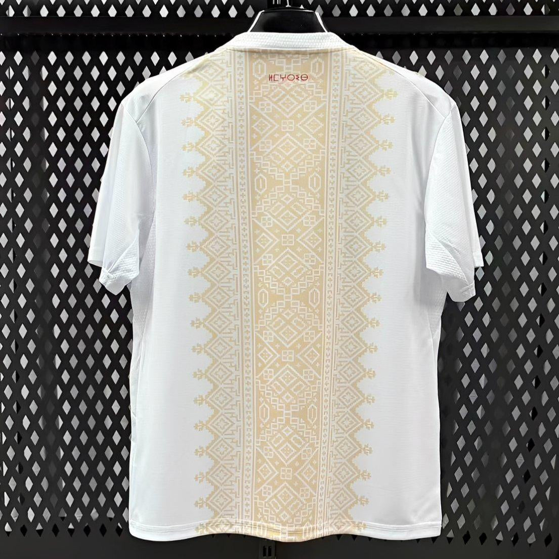 2026 Morocco Away Jersey White Football Shirt Back View