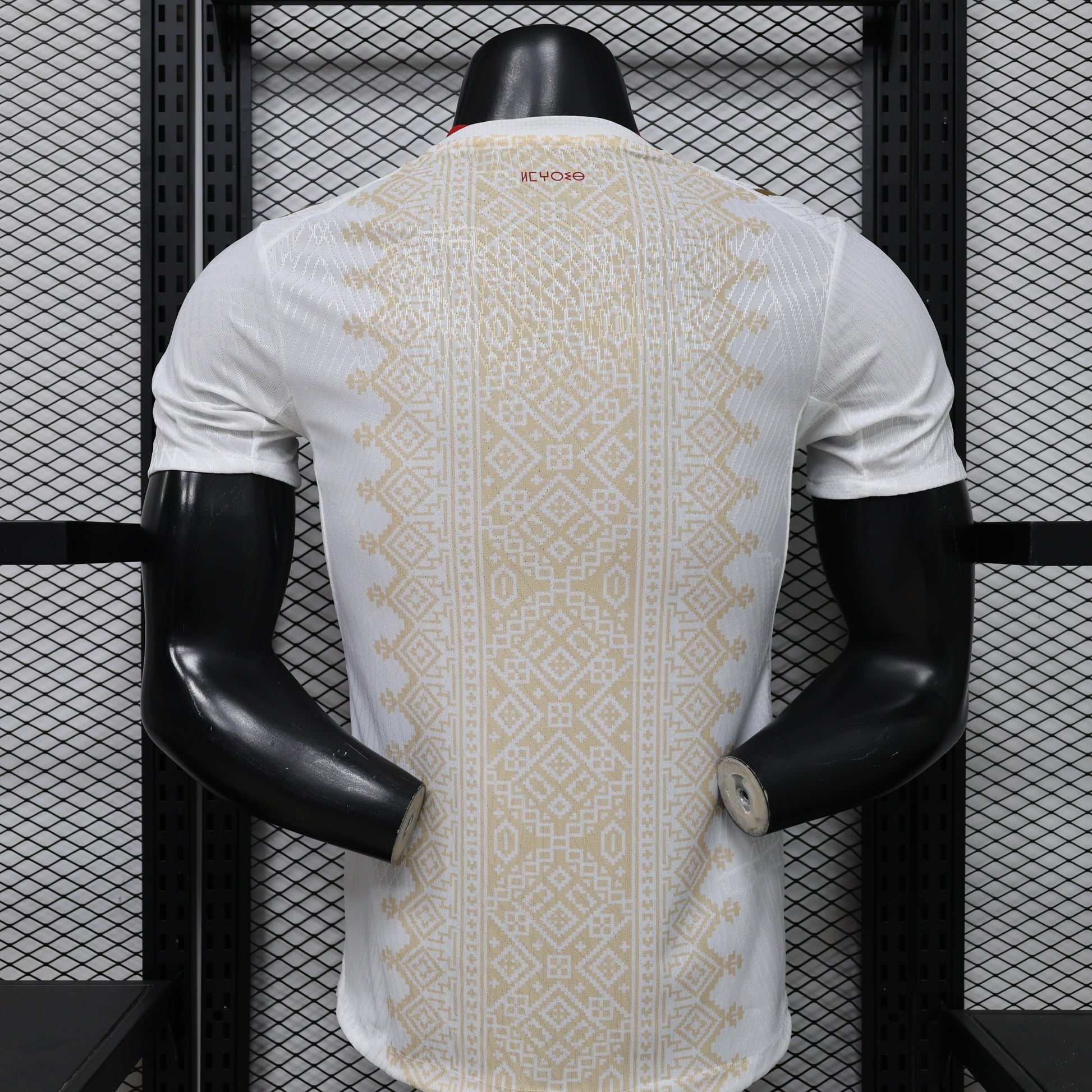 2026 Morocco Away Jersey White Football Shirt Back View