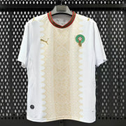 2026 Morocco Away Jersey White Football Shirt Front View