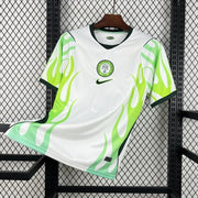 2026 Nigeria Home Jersey White Green Front View