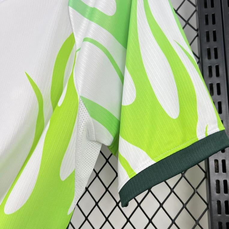 2026 Nigeria Home Jersey White Green Front View Sleeve