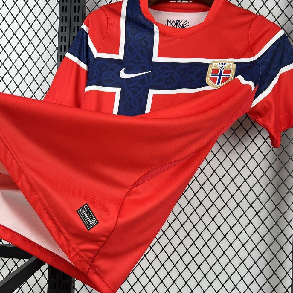 2026 Norway Home World Cup Jersey Red Front View Detail