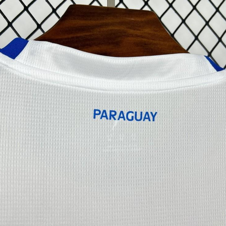 2026 Paraguay Home World Cup Jersey Back View Collar