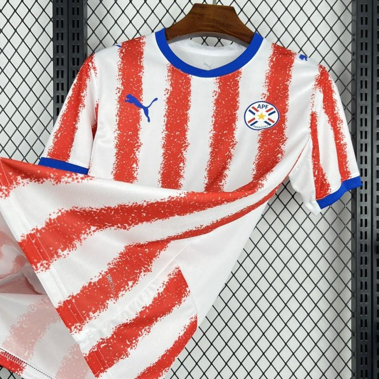 2026 Paraguay Home World Cup Jersey Front View Details