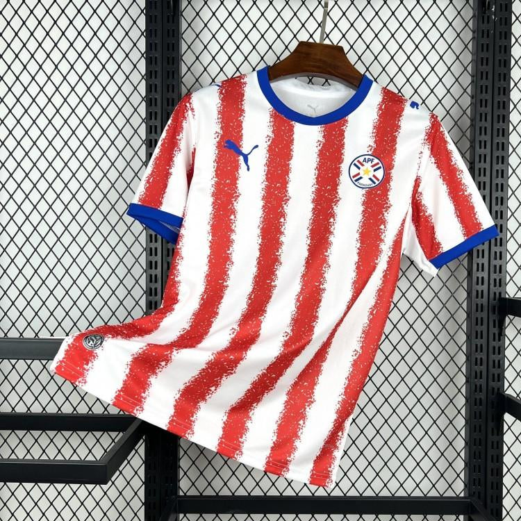 2026 Paraguay Home World Cup Jersey Front View