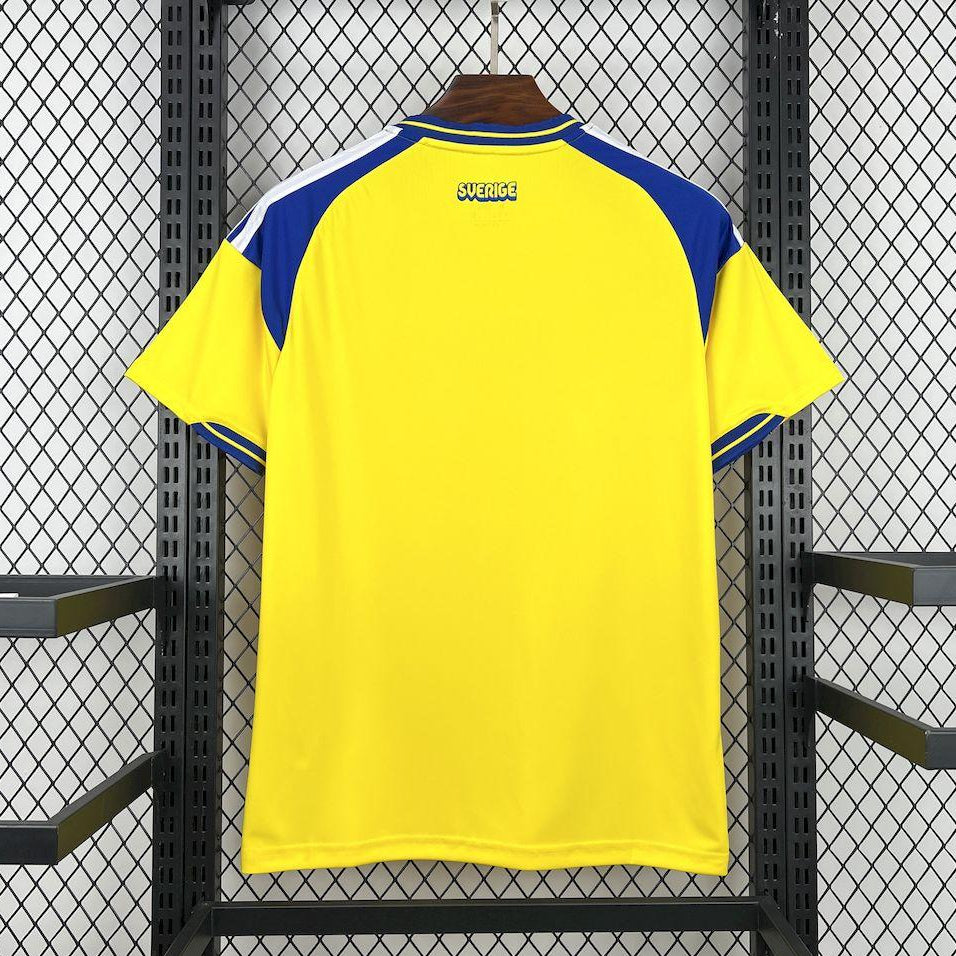 2026 Sweden Home World Cup Jersey Back View