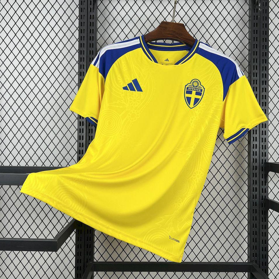 2026 Sweden Home World Cup Jersey Front View