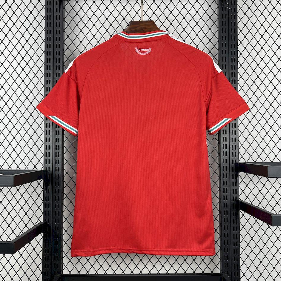 2026 Wales World Cup Home Jersey Back View