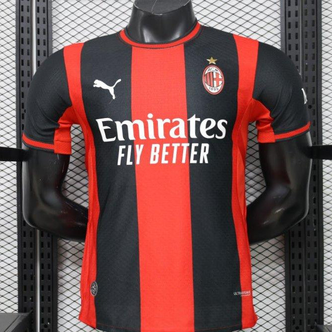 26/27 AC Milan Home Jersey Front View Player