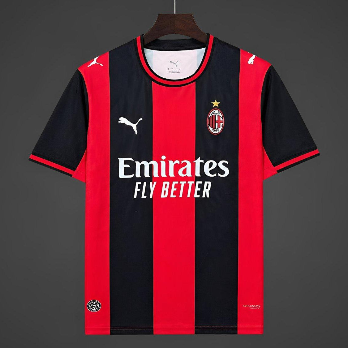 26/27 AC Milan Home Jersey Front View