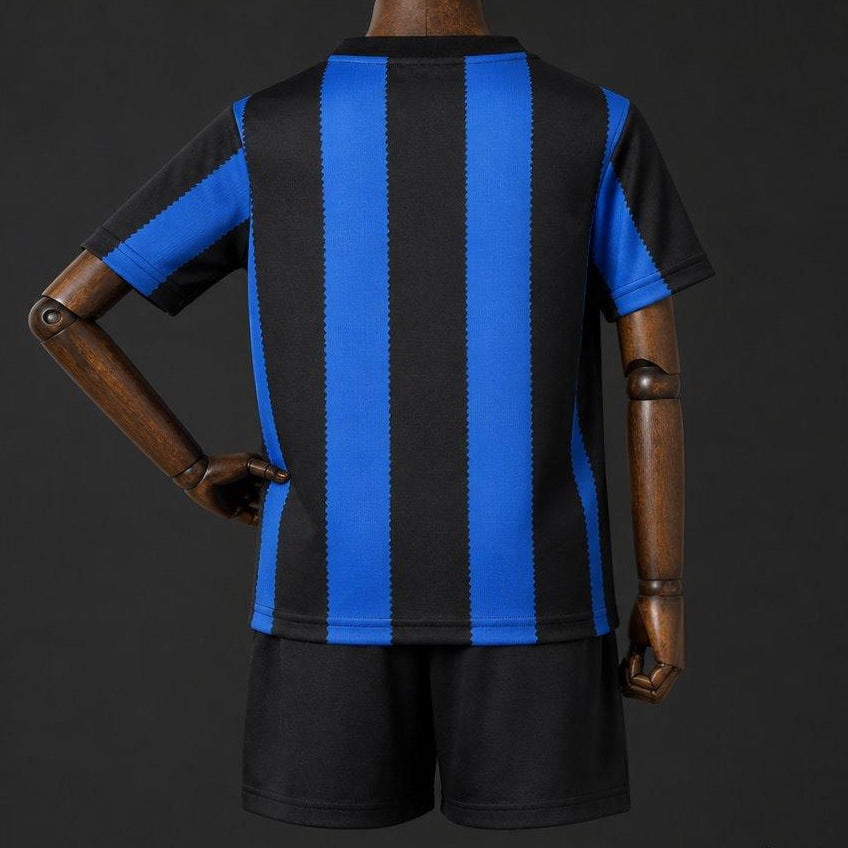26/27 Kids Inter Milan Home Jersey Set Back View