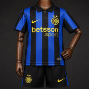 26/27 Kids Inter Milan Home Jersey Set Front View
