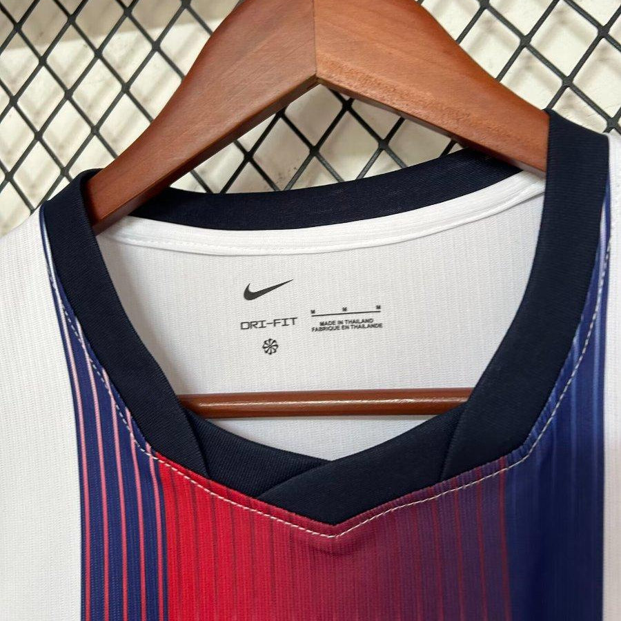 26/27 PSG Away Jersey Front View Collar