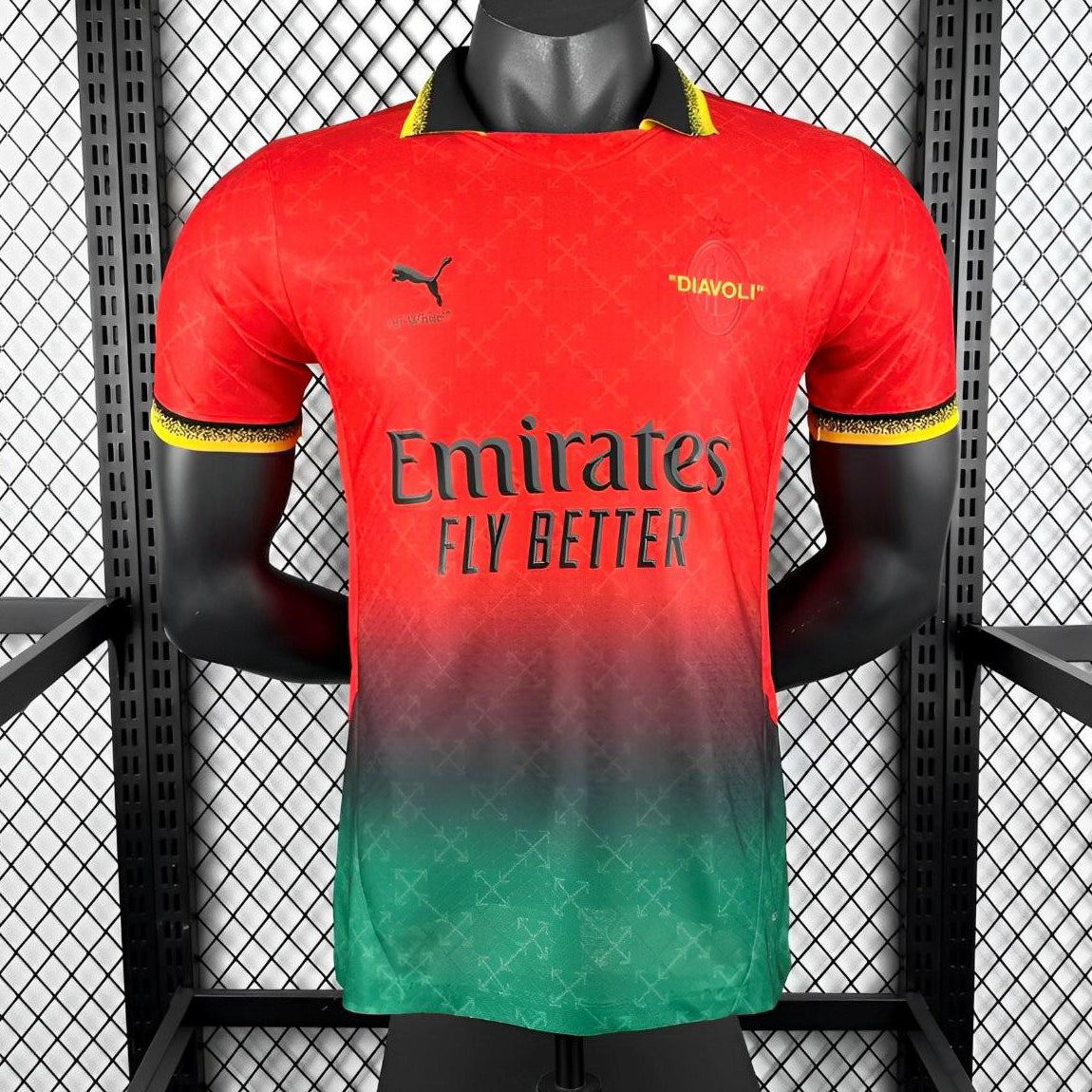 AC Milan x Off-White "Diavoli" Jersey