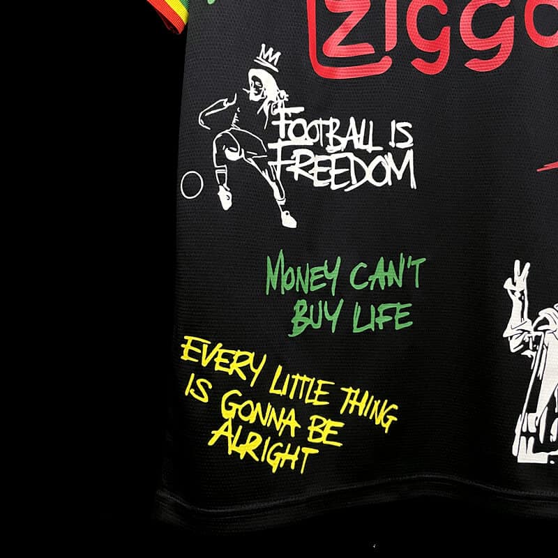 25/26 Ajax Black Bob Marley Tribute Jersey