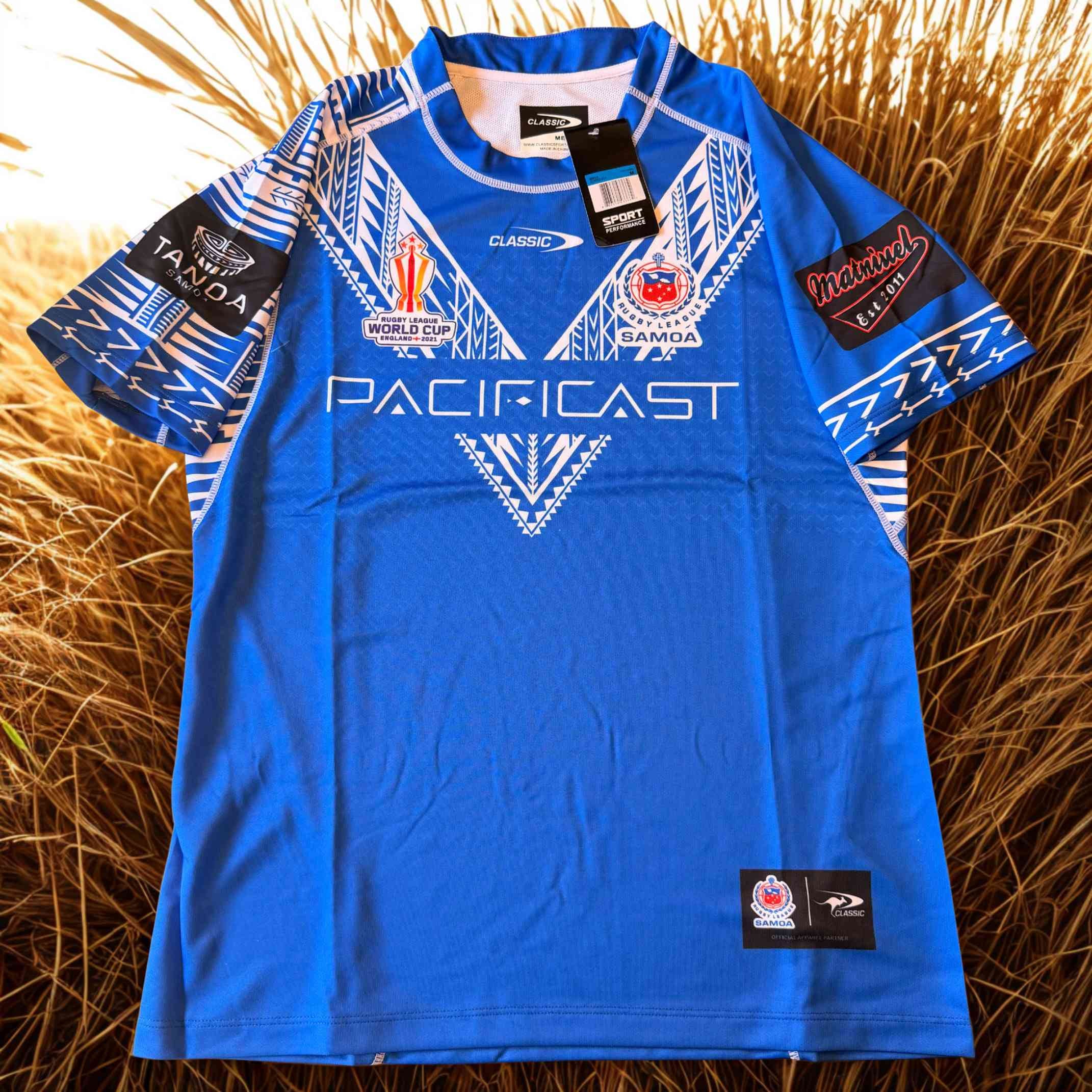 Samoa 2022 Rugby League Home Jersey