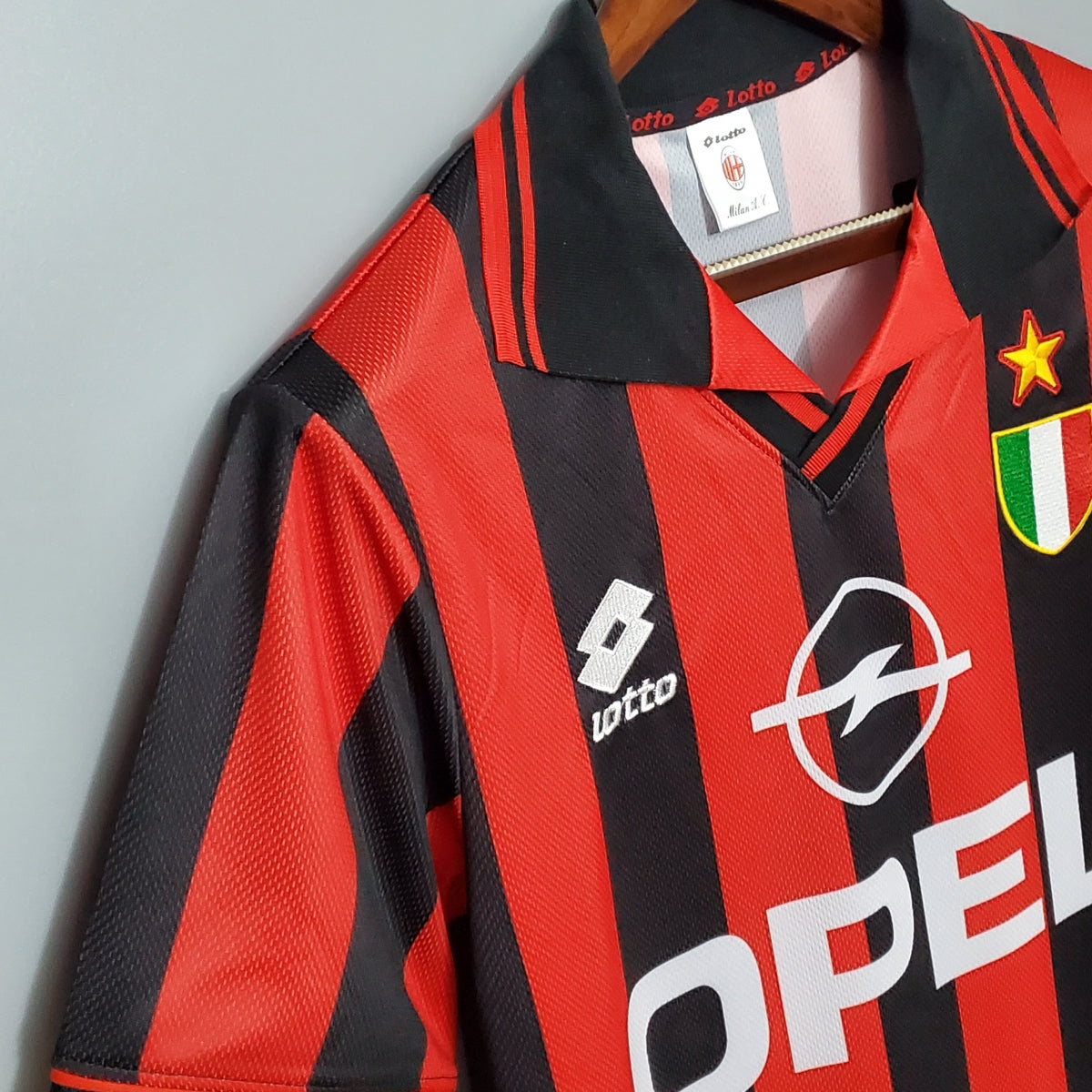 AC Milan 1996/97 Home Retro Jersey front view