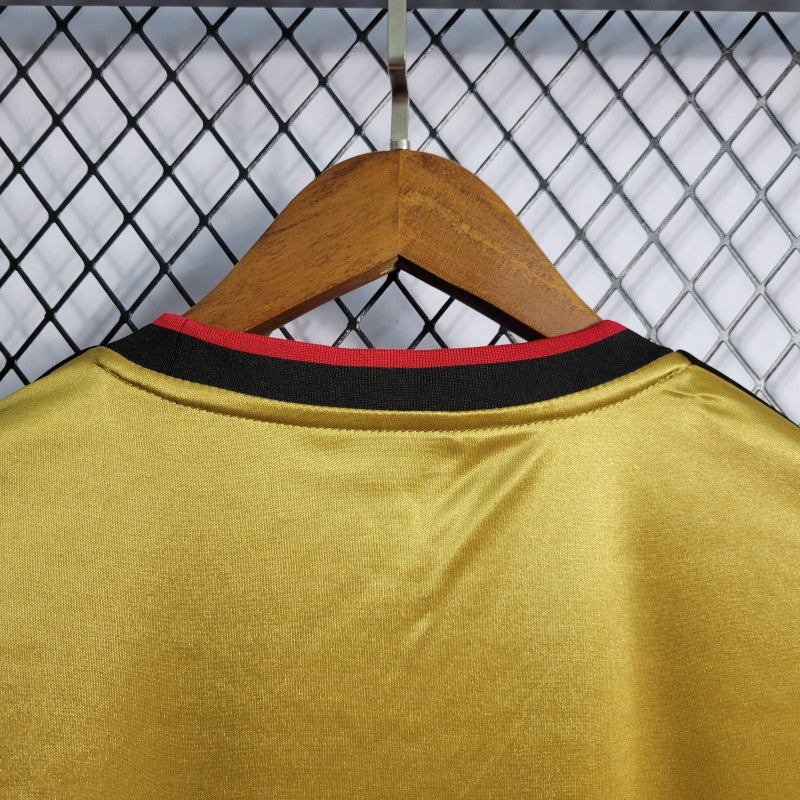 AC Milan 2013/14 Third Gold Football Jersey back view collar