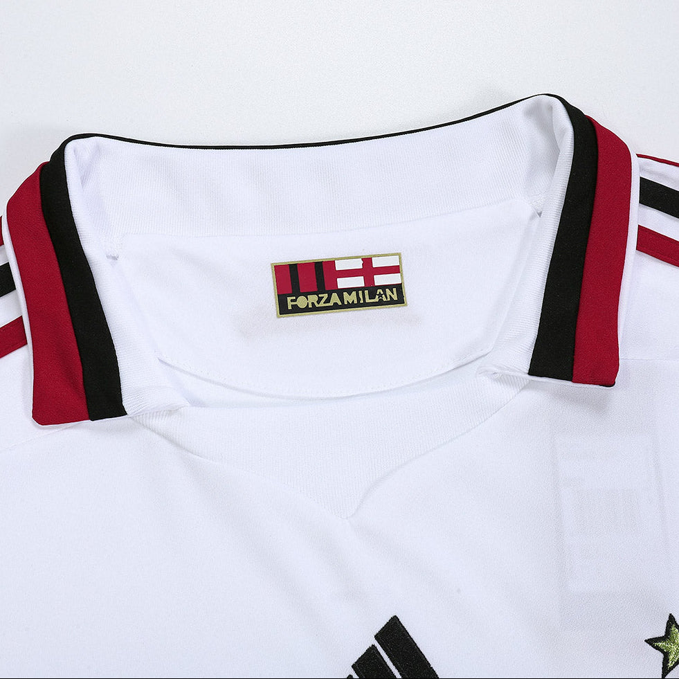 AC Milan Away Jersey 2009/10 front neck detail