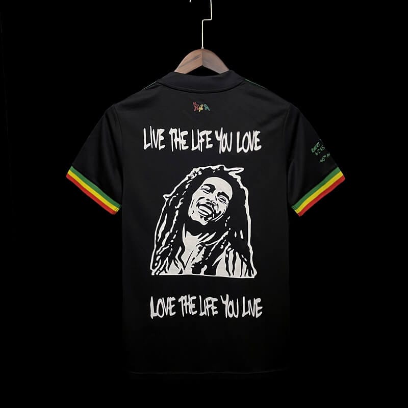 AFC Ajax Bob Marley special edition football jersey back graphic