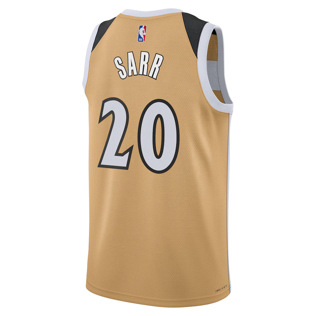 Alex Sarr Washington Wizards City Edition Swingman Jersey 2025/26 back view