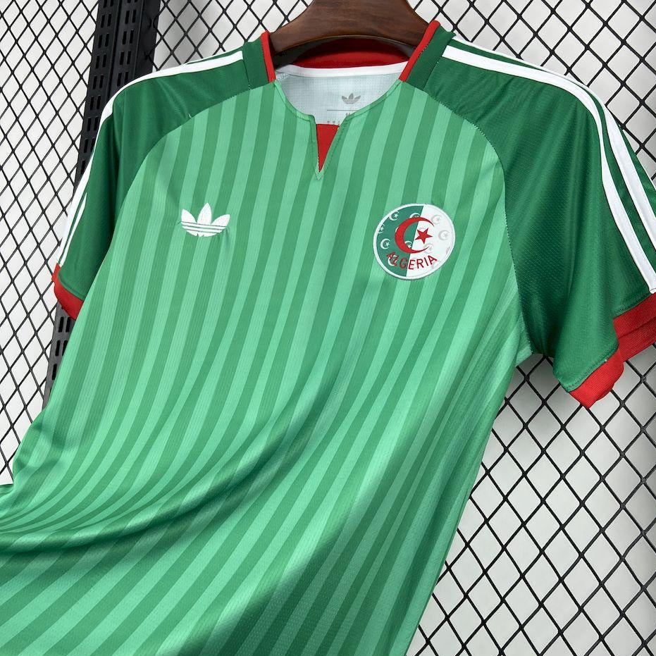 Algeria 2026 away jersey stripe detail
