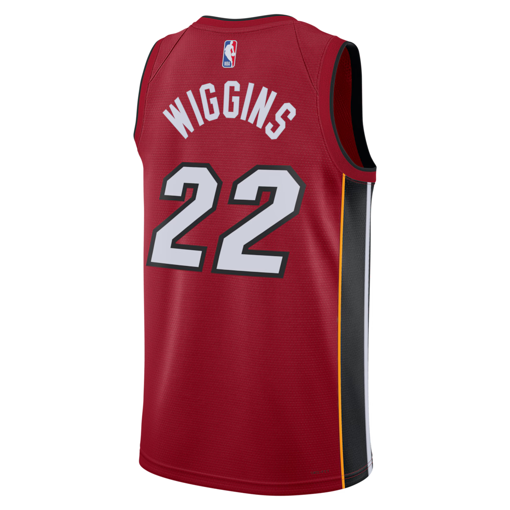 Andrew Wiggins Miami Heat Statement Edition Swingman Jersey back view