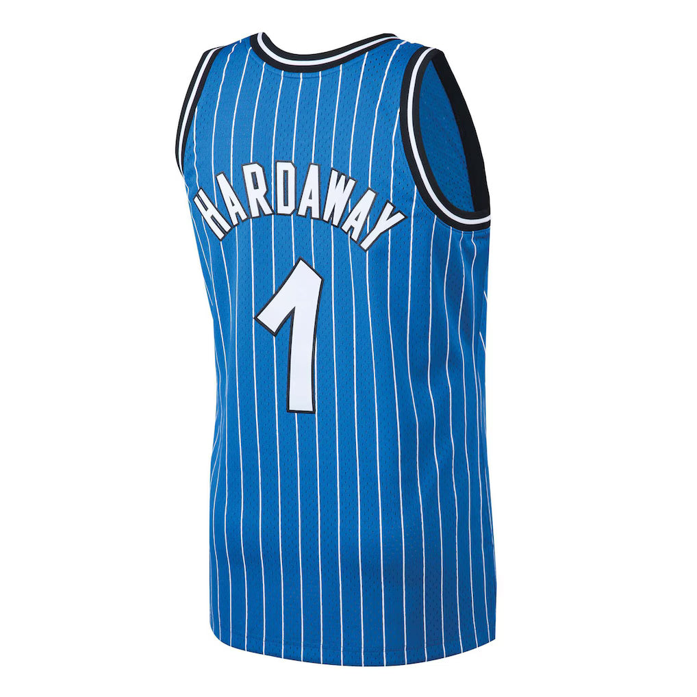 Anfernee Hardaway Orlando Magic Hardwood Classics Swingman Jersey back view