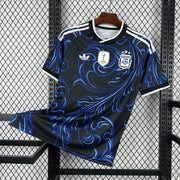 Argentina 2026 World Cup away jersey black blue football shirt front view
