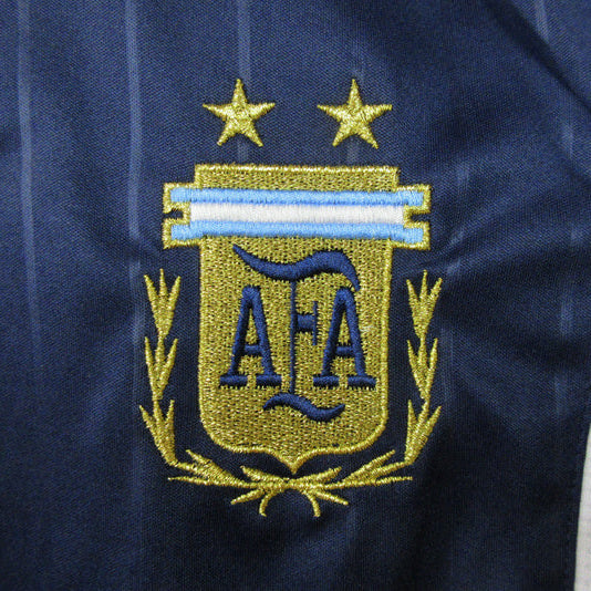 Argentina Away Jersey 2006 AFA crest close-up with two stars