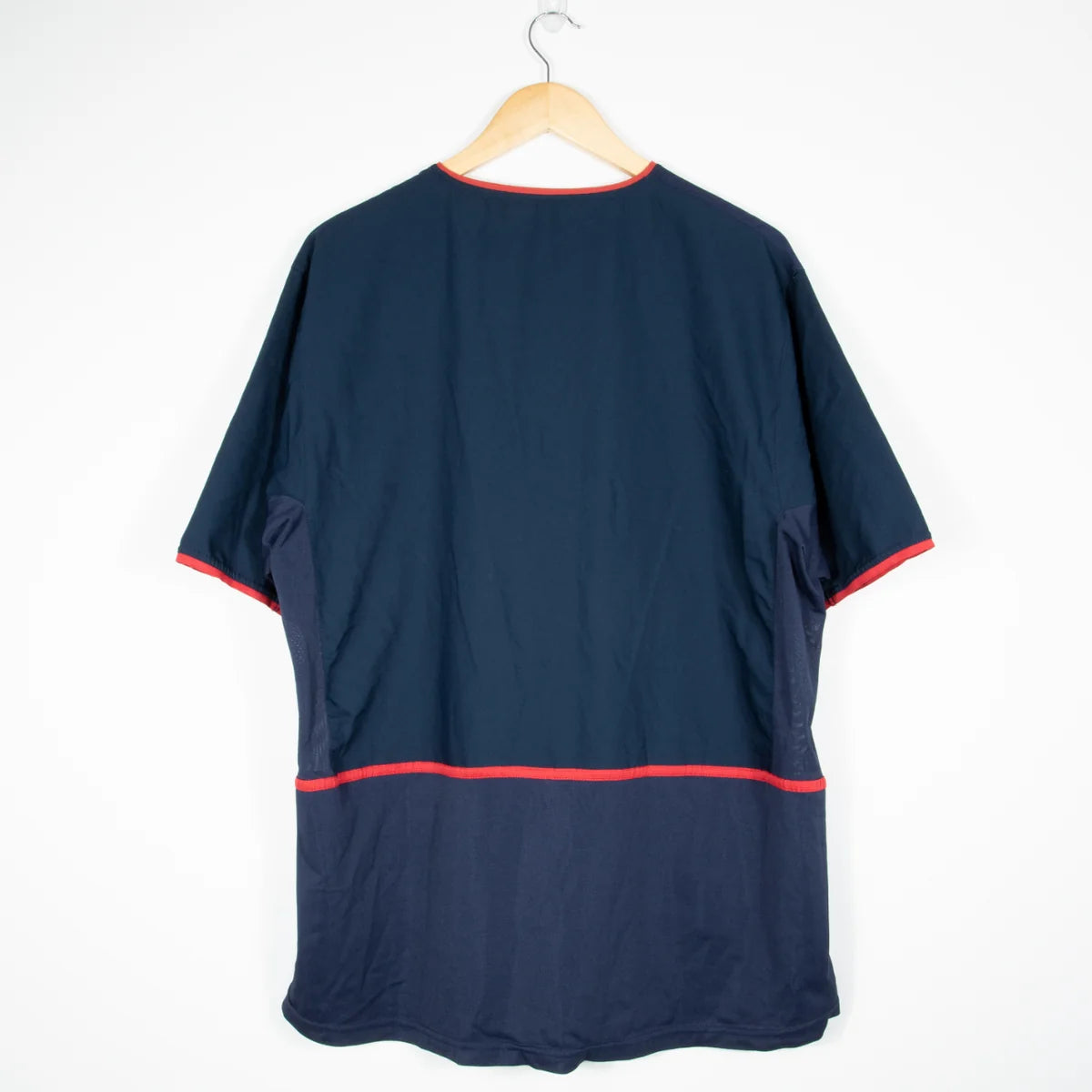 Arsenal Away Jersey 2002/03 back view in navy with red trim