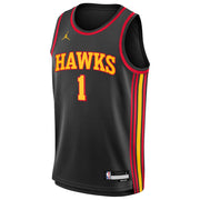 Atlanta Hawks Jalen Johnson Statement Edition Swingman Jersey Front View