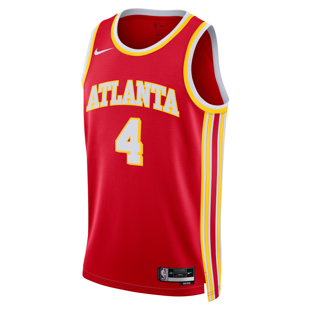 Atlanta Hawks Kingston Flemings Icon Edition Swingman Jersey Front View