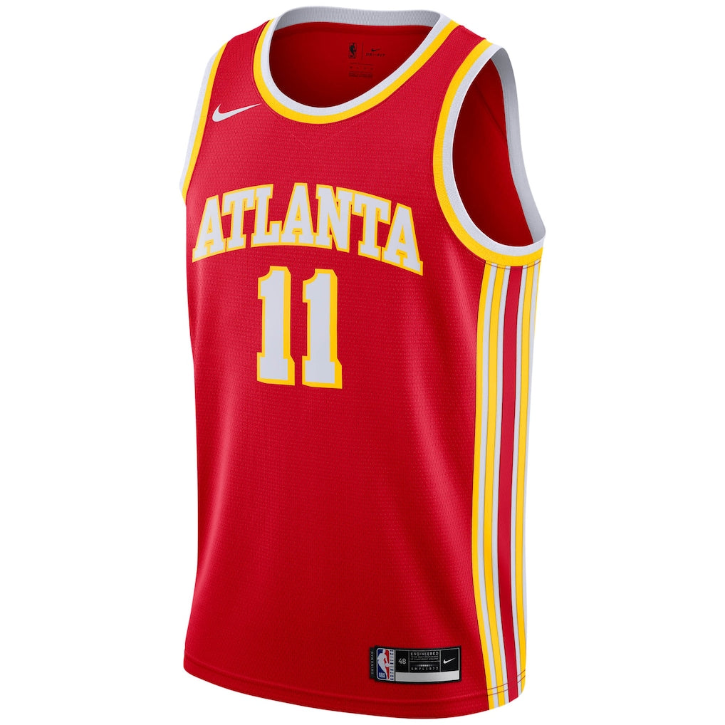 Atlanta Hawks Trae Young Icon Edition Swingman Jersey Front View