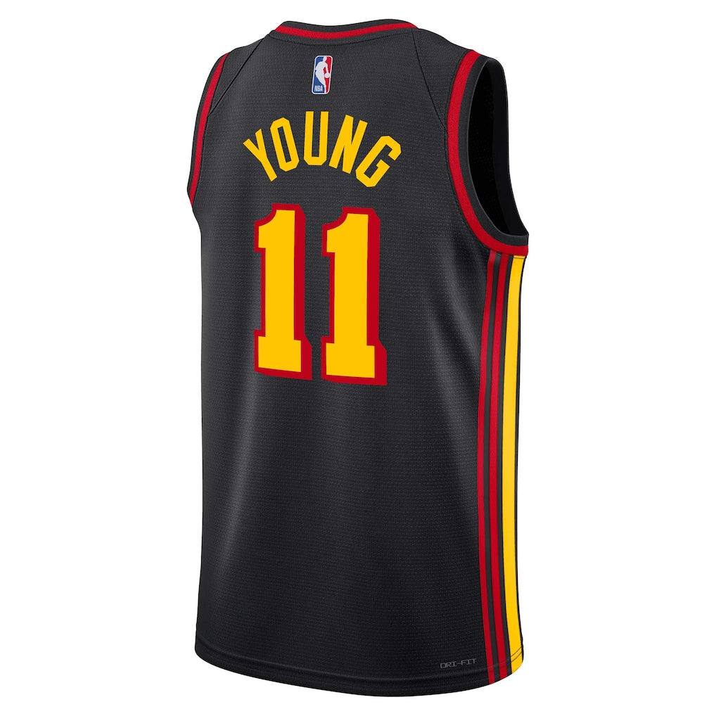 Atlanta Hawks Trae Young #11 Statement Edition Jersey Back View